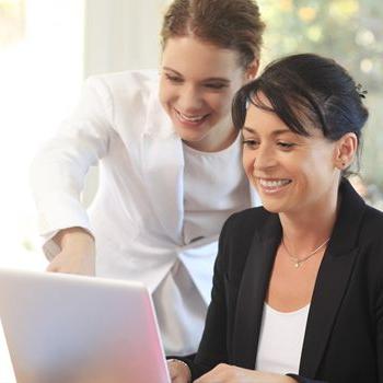 A Patelco Home Loan Consultant helps a member with her home equity loan